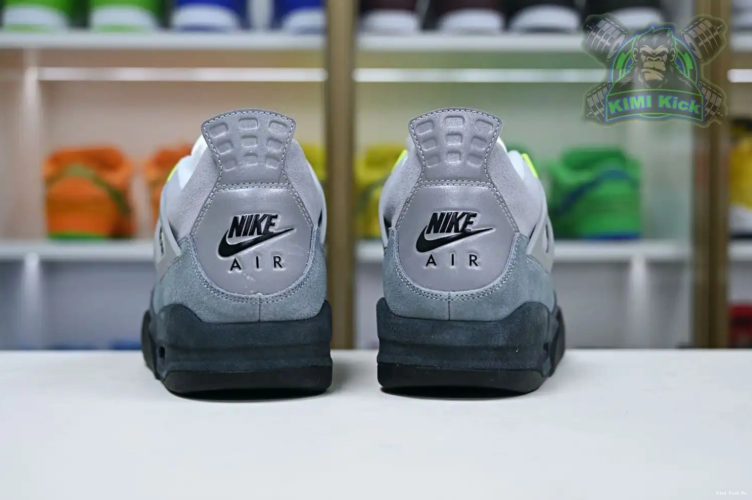 Kimikick Jordan Air 4 retro se'95neon Jordan 0614